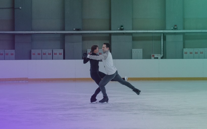 Ice skating indoors when it rains outside