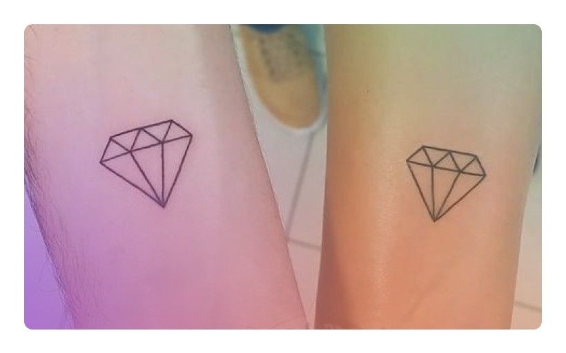 diamond quotes tattoo