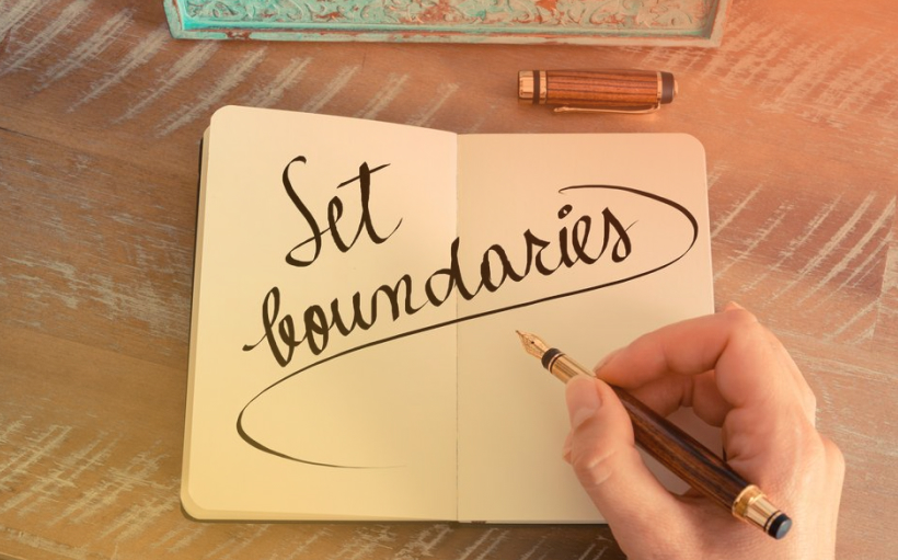 Setting healthy boundaries right away is one of the ways how to tell someone you're not interested